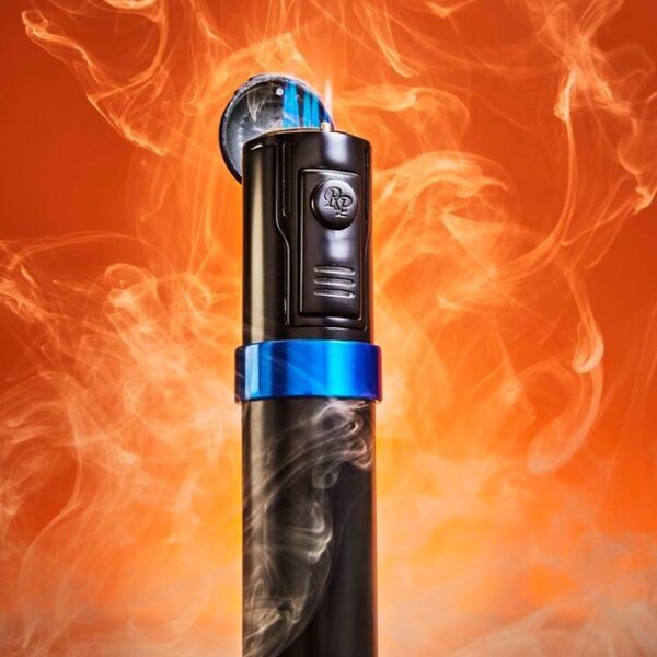 Rocky Patel Diplomat II Black Blue 5 Flame Torch