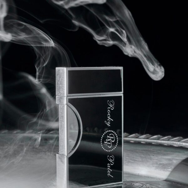 Rocky Patel Executive Lighter Black Chrome